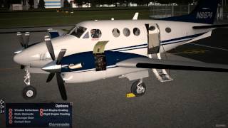 X Plane Carenado KingAir C 90B [upl. by Greenwald]