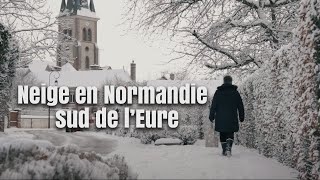 Episode neigeux du 9 Janvier 2024  sud Eure [upl. by Rehm]