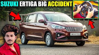 Maruti Suzuki Ertiga Top Model Driving On Most Dangerous Gone Wrong With Logitech G29 [upl. by Hsirap]