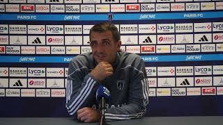 Paris FC  Bordeaux  Le point davantmatch du coach [upl. by Nelak]