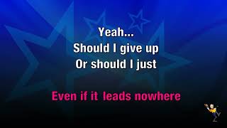 Chasing Pavements  Adele KARAOKE [upl. by Kerns]