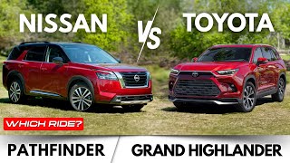 2024 Pathfinder vs Grand Highlander  InDepth Analysis  Which Ride [upl. by Adelind]