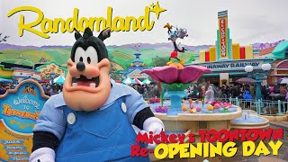 Disneylands NEW Toontown  Opening Day Features and history [upl. by Anuahsar]