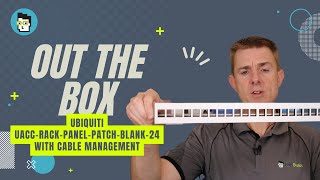 Out the Box Series  Ubiquiti Rack Mount Blank Patch Panel 24Port with cable management [upl. by Erej61]