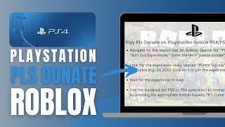 How To Play Pls Donate on Playstation Roblox PS4PS5  Complete Guide [upl. by Lenuahs36]