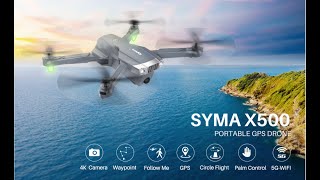 SYMA X500 Foldable GPS Drone with 4K UHD Camera [upl. by Eki]