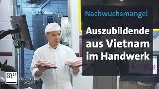 Metzger sind auf Azubis aus Vietnam angewiesen  BR24 [upl. by Arlee]