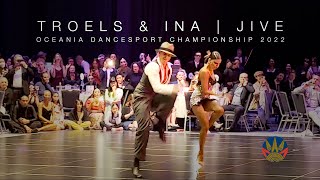 TROELS amp INA  JIVE  OCEANIA DANCESPORT CHAMPIONSHIP 2022 showdance [upl. by Esertak718]