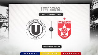 LIVE  FC Universitatea Cluj  FK Partizani meci amical [upl. by Adalie856]