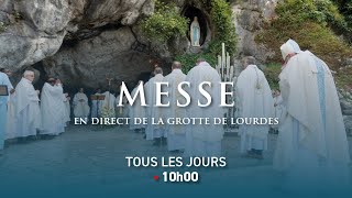 Messe à la Grotte de Lourdes  24012024 [upl. by Heppman774]