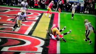 Vernon Davis game winning touchdown [upl. by Eednyl349]