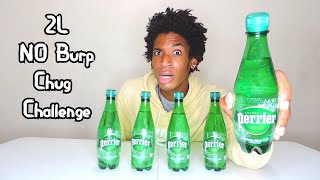 2L NO Burp Sparkling Water Chug Challenge burp challenge [upl. by Hayikaz]