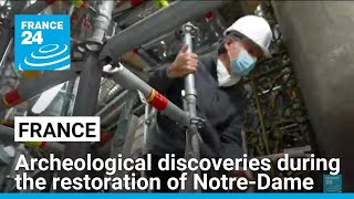 Surprising archeological treasures discovered during the restoration of Paris NotreDame [upl. by Nwaf]