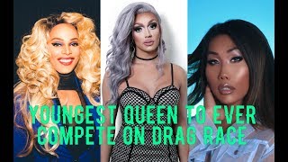 WHO IS THE YOUNGEST QUEEN TO EVER COMPETE ON DRAG RACE [upl. by Odlaner]