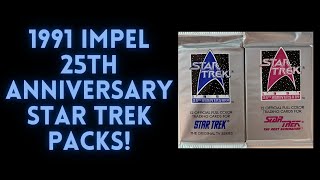 1991 IMPEL 25TH ANNIVERSARY STAR TREK PACKS startrek [upl. by Urina]