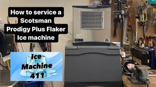 Scotsman ice machine cleaning [upl. by Alleuqcaj]