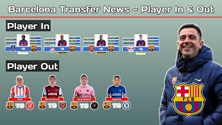 Barcelona Transfer News  Player In amp Out  Transfer Summer 2024  Update 5 April 2024 [upl. by Kirat]