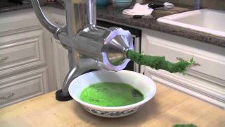 2  Juicing Wheat Grass [upl. by Medor]