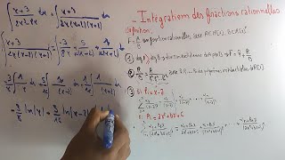 analyse 2  Intégrales  partie 5  intégrale de fonction rationnelle [upl. by Ethyl]