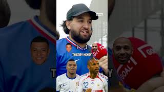 ITS DIFFICULT 😰 KYLIAN MBAPPE v THIERRY HENRY France football fans challenge shorts [upl. by Refanej]