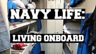 NAVY LIFE LIVING ONBOARD AN AIRCRAFT CARRIER [upl. by Jimmie]