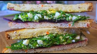 A Delicious and Healthy Breakfast Super Sandwich [upl. by Giulio]