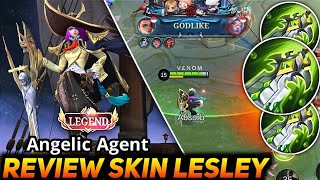 LESLEY LEGEND SKIN quotANGELIC AGENTquot IS FINALLY HERE🤩3 BOD Lesley is Back  LESLEY BEST BUILD 2024 [upl. by Sahc]