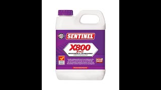 Reinigen met de SENTINEL X800 [upl. by Patrice]