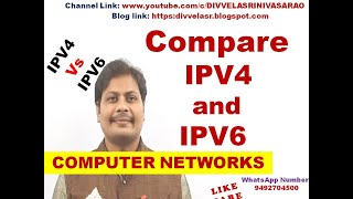 Difference Between IPV4 and IPV6  Compare IPV4 and IPV6  IPV4 vs IPV6  IPV4 versus IPV6  CN [upl. by Mccormick]