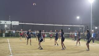 Nit Kurukshetra Girls Vs Nit Delhi Girls at Nit Kurukshetra ITUSA Volleyball Tournament [upl. by Yennej700]