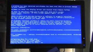 nvlddmkmsys BSOD [upl. by Ailerua]