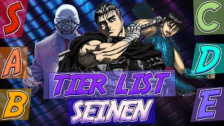 TIER LIST des MEILLEURS SEINEN [upl. by Marella727]