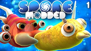 WORM BOY   SPORE Modded  Ep 1 Season 10 [upl. by Alyal16]