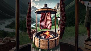 Juicy Beef Ribs From Tandoor Tender Bulgur Village Recipe  Food Shorts food beef village [upl. by Dannel]