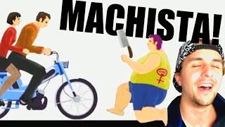 BATALLA CONTRA FEMIiiiS  Happy Wheels 3 [upl. by Aneeram143]