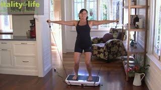 VibroSlim Vibration Platform Exercise Instructions [upl. by Nashoma314]