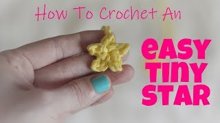 Easy Tiny Crochet Star [upl. by Abe]