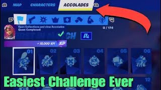 Easily Open Collections and View Accolades  Fortnite Jumpstart Quest [upl. by Aonian44]