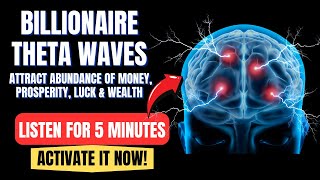 Theta Waves Money Manifestation  Attract Abundance of Money Prosperity Luck amp Wealth [upl. by Zeba57]