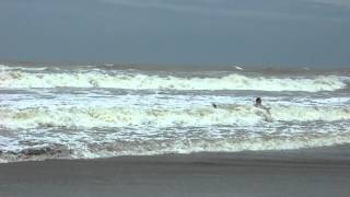 Coxs Bazar sandy sea beach with tsunami like giant waves [upl. by Askari]