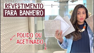 Qual é o melhor piso para banheiro Larissa Reis Arquitetura [upl. by Ahtaga160]