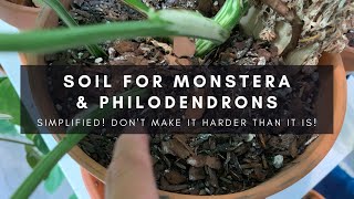 Soil Mixes For Monstera amp Most Aroids  Monstera Indoor Houseplant Soil Tour amp Care  Ep 21 [upl. by Nairolf]