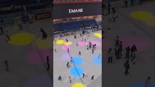 Ice rink dubai mall shorts travel nature ice [upl. by Argela]