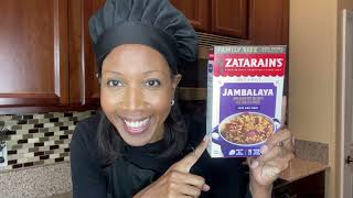 Zatarains Gluten Free Jambalaya  Lets Try It [upl. by Namwen]