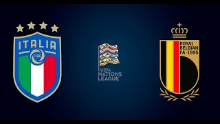 🔥🔥🔥Italia 🇮🇹 Vs Bélgica 🇧🇪 l UEFA Nations League🏆2024 l Jornada 3 l Grupo B🔥🔥🔥 [upl. by Cony832]