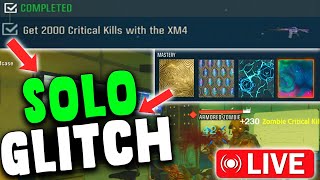 SOLO GLITCHES LIVE INSANE FAST XP  CAMOS GLITCHES LIVE BLACK OPS 6 [upl. by Robson]