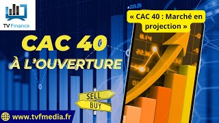 Hervé Dupré  « CAC 40  Marché en projection » [upl. by Nonnel]