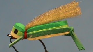 Fly Tying a Weedless Foam Grasshopper with Jim Misiura [upl. by Hatfield]