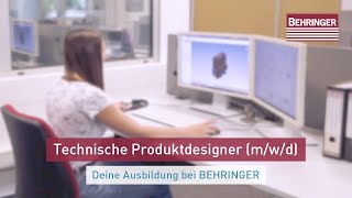 Ausbildung zum technischen Produktdesigner mwd [upl. by Yate578]