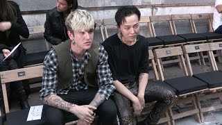 Gabriel Kane Day Lewis G Dragon Luka Sabbat and more at Haider Ackermann Fashion Show [upl. by Eittik257]